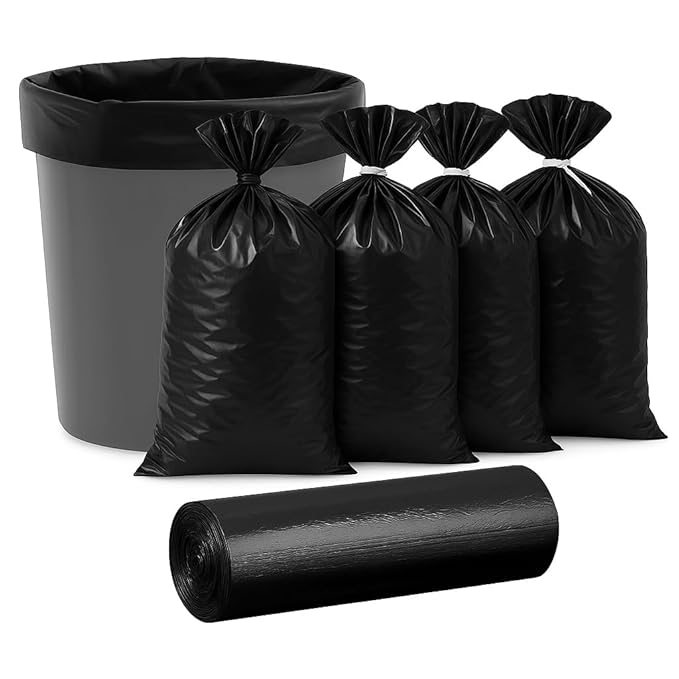 OmniLife Heavy-Duty Leak-Proof Garbage Bags with Tie Strings
